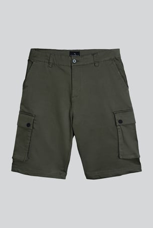 Olive Utility Shorts
