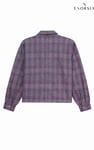 BRODERIE PUFF SLEEVE ROUND NECK T SHIRT