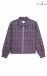 BRODERIE PUFF SLEEVE ROUND NECK T SHIRT