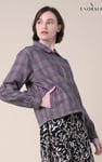 BRODERIE PUFF SLEEVE ROUND NECK T SHIRT