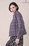 BRODERIE PUFF SLEEVE ROUND NECK T SHIRT
