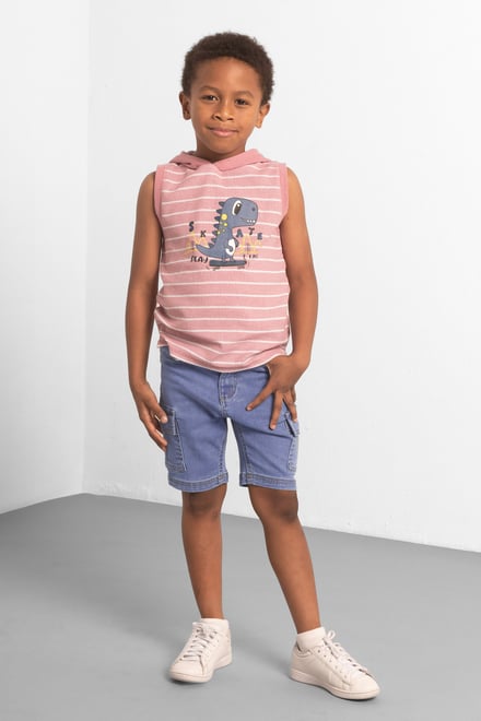 Boys Denim Cargo Shorts (3yrs-8yrs)
