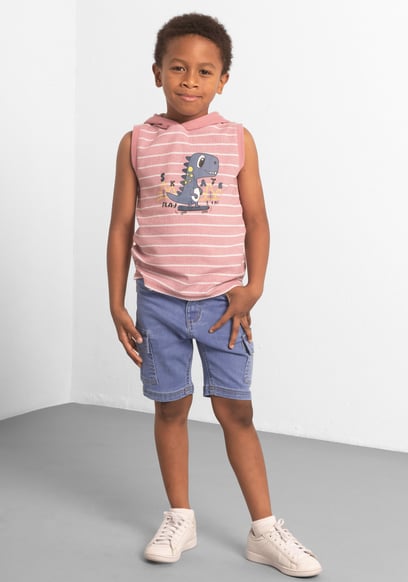 Boys Denim Cargo Shorts (3yrs-8yrs)