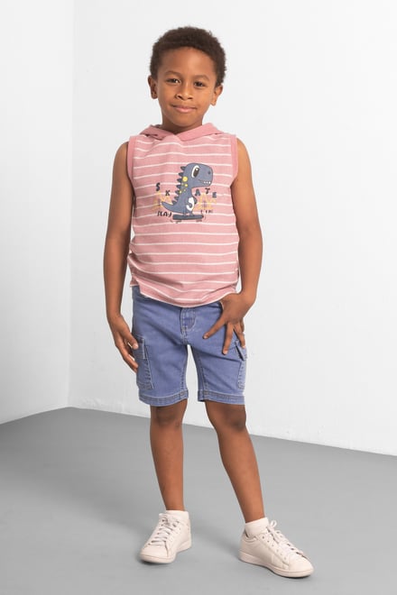 Boys Denim Cargo Shorts (3yrs-8yrs)