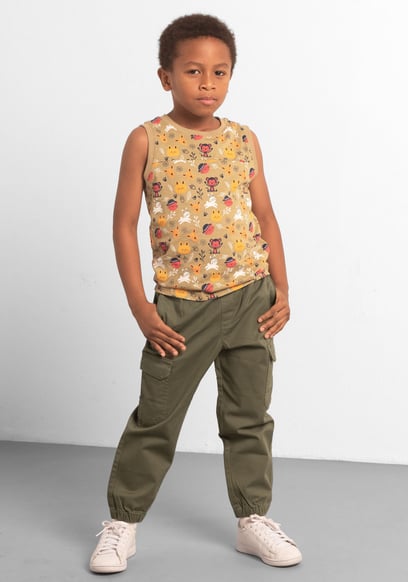 Boys Side Pocket Pull-On Chino Jogger (4yrs-7yrs)