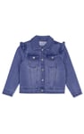 Girls Frill Shoulder Denim Jacket (2/3yrs-8/9yrs)
