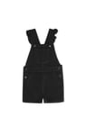 Girls Denim Ruffle Sleeve Short Dungarees(2/3yrs-8/9yrs)