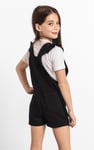 Girls Denim Ruffle Sleeve Short Dungarees(2/3yrs-8/9yrs)