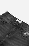 Girls Frayed Hem Embroidered Shorts(2/3yrs-8/9yrs)