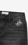 Girls Frayed Hem Embroidered Shorts(2/3yrs-8/9yrs)