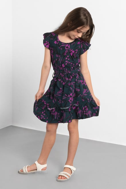 Girls Viscose Frilled Hem Mini Skirt(2/3yrs-8/9yrs)