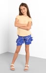 Girls Ruffle Hem Shorts with Side Bow(2/3yrs-8/9yrs)