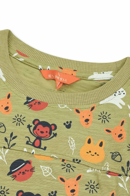 Boys Fun Jungle Printed Vest (3 yrs-9 yrs)
