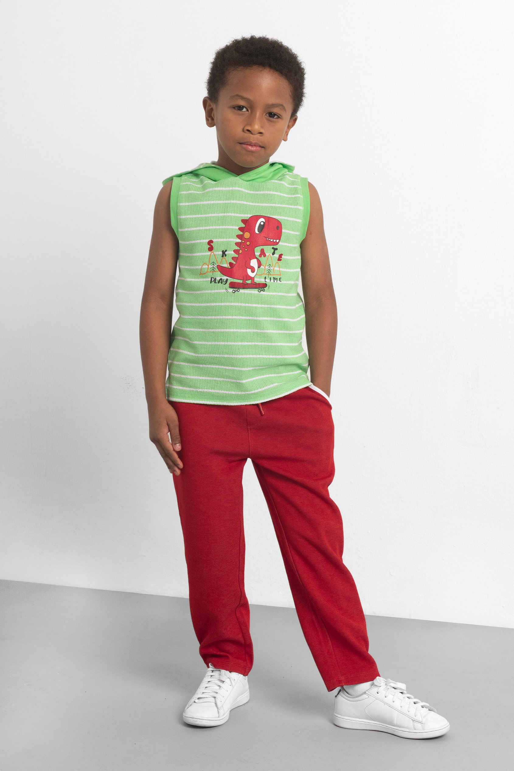 Skating Dino Summer Hoodie (6yrs-11yrs)