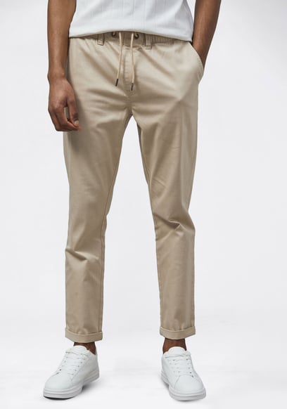 Mens Drawcord waisted Trouser