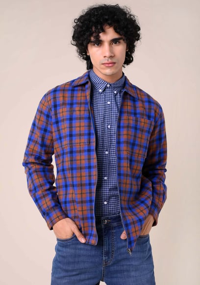 Men's Tartan Check Flannel Shacket