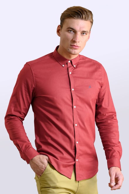 Enorsia Signature Slim Fit Oxford Shirt