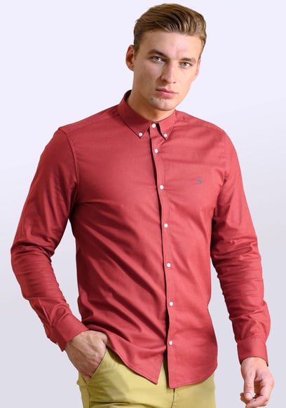 Enorsia Signature Slim Fit Oxford Shirt