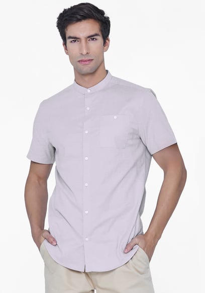 Men’s Cotton Short Sleeve Oxford Shirt | Enorsia