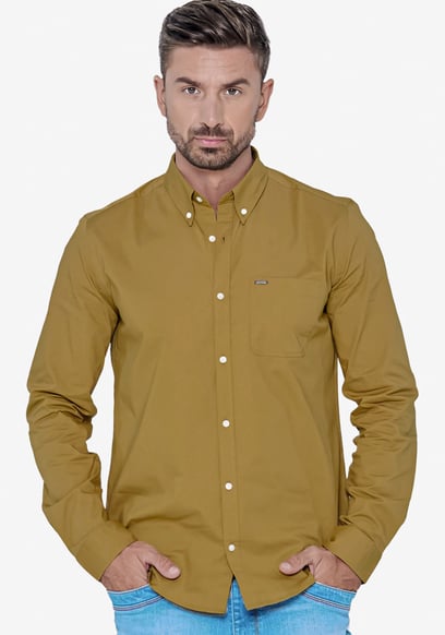 Solid Long Sleeve Regular Fit Shirt