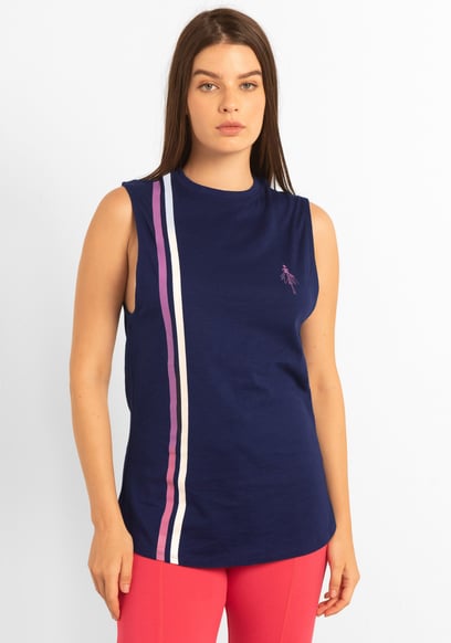Stripes Active Training Tank Top