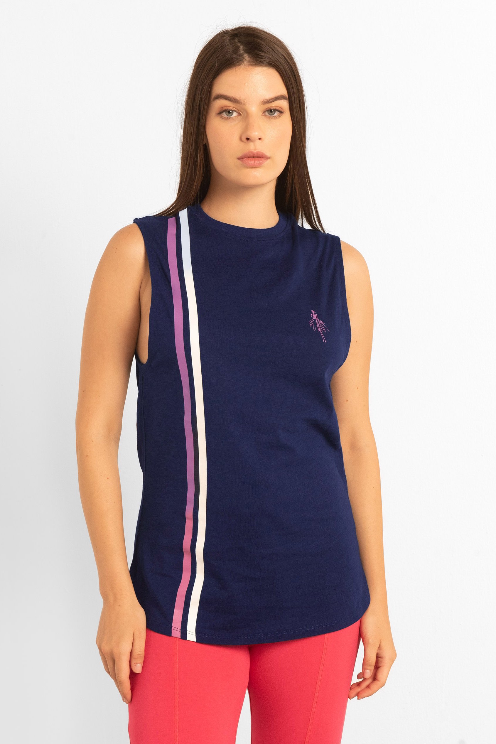Stripes Active Training Tank Top