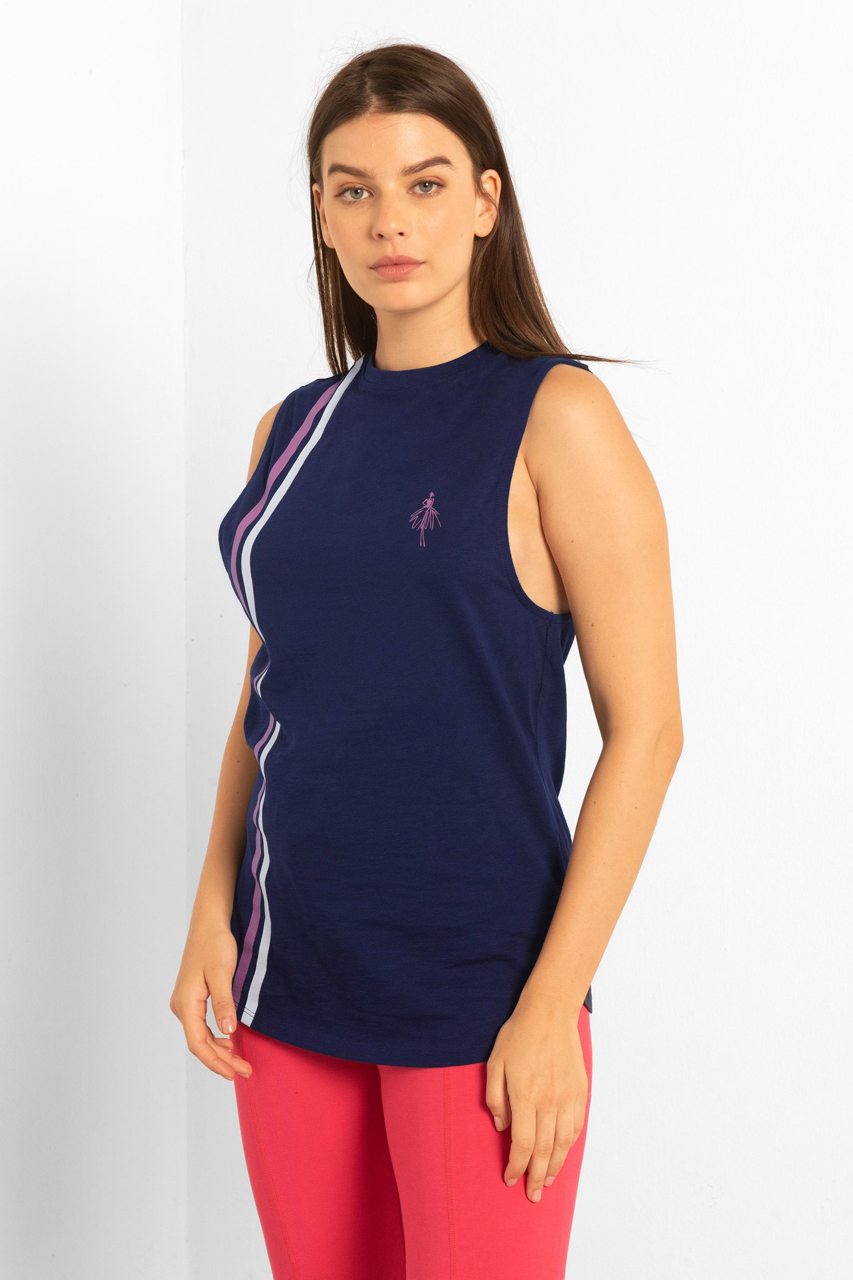 Stripes Active Training Tank Top
