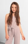 Girls Variegated Textured Jumpsuit (5/6yrs-10/11yrs)