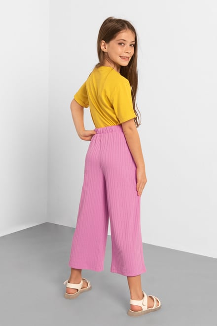 Flared Textured Rib Trouser (2/3yrs - 8/9yrs)