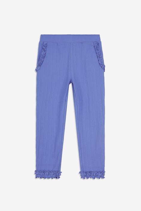 Green Frills Detailing Hem Leggings (2/3yrs - 8/9yrs)