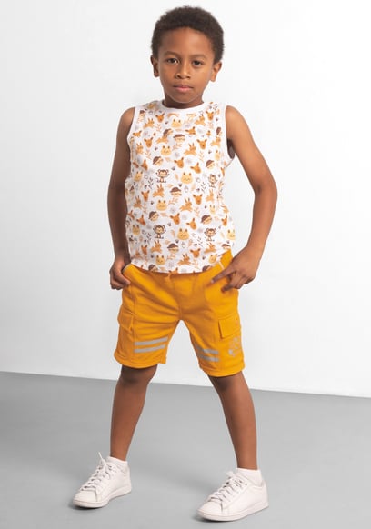 Smart Jersey Cargo Shorts (3yrs-9yrs)