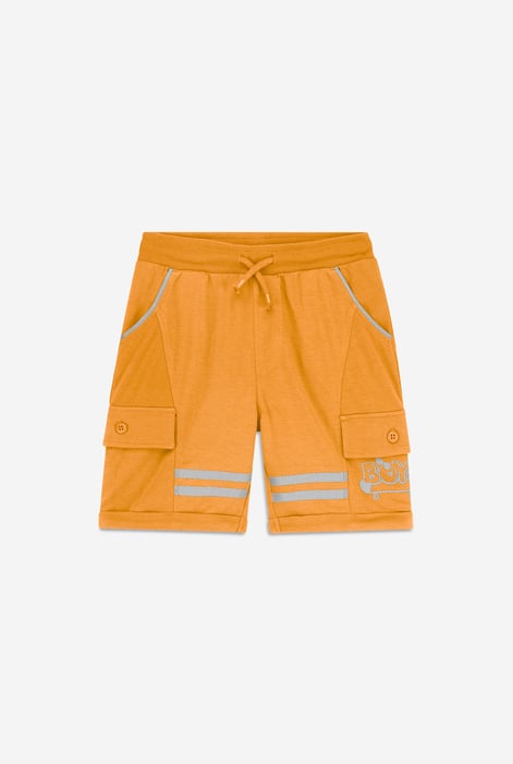 Orange Smart Jersey Cargo Shorts (3yrs-9yrs)