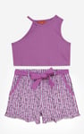 One Shoulder Top & Bottom Set(2/3yrs-8/9yrs)
