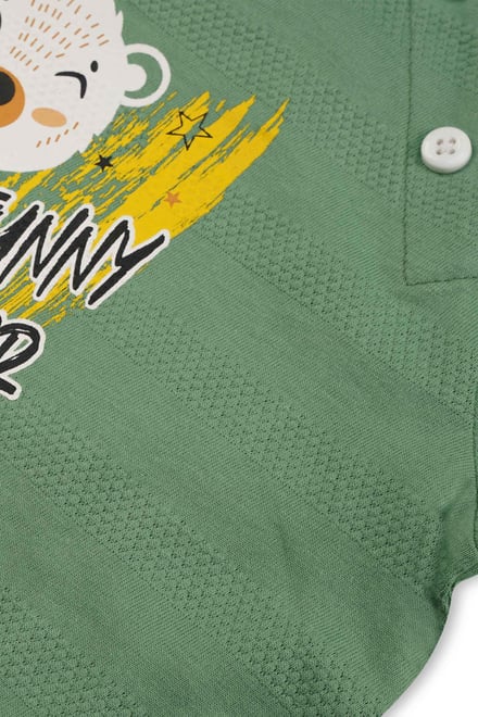 Boys Funny Bear Raglan T-shirt (3yrs-9yrs)