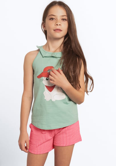 Girls Shorts With Frill Details(5/6yrs -10/11yrs)