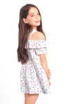 Girls Printed Ruffles Dress (5/6yrs-10/11yrs)