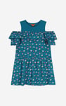 Girls Printed Ruffles Dress (5/6yrs-10/11yrs)