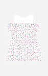 Girls Printed Ruffles Dress (5/6yrs-10/11yrs)