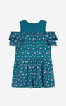 Girls Printed Ruffles Dress (5/6yrs-10/11yrs)