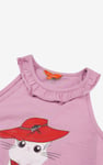 Girls Cat With Hat Tank Top (2/3yrs-8/9yrs)