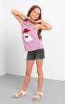 Girls Cat With Hat Tank Top (2/3yrs-8/9yrs)