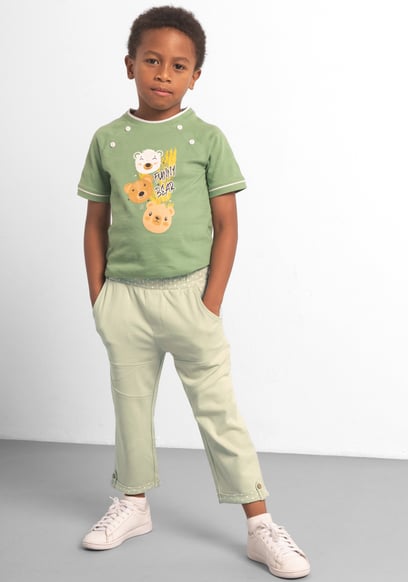 Boys Dot Printed Trouser (3yrs-9yrs)