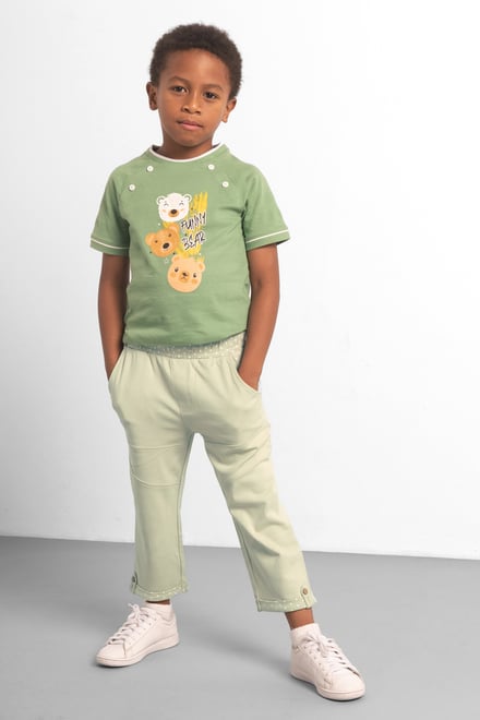 Boys Dot Printed Trouser (3yrs-9yrs)