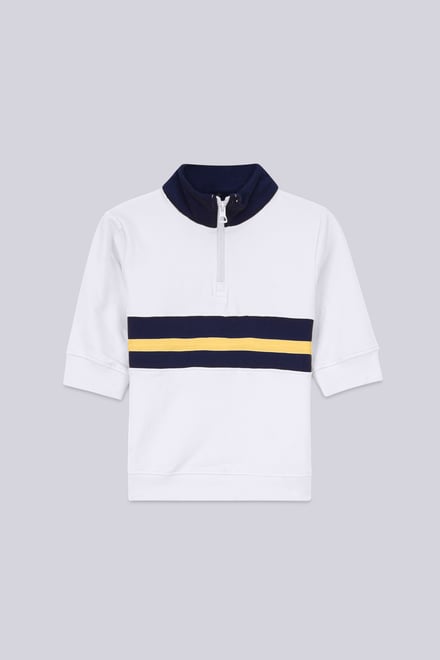 Boys Zip Up Colour Block Sweatshirt ( 6yrs-11yrs)