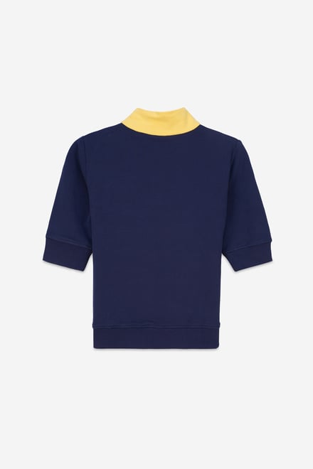 Boys Zip Up Colour Block Sweatshirt ( 6yrs-11yrs)
