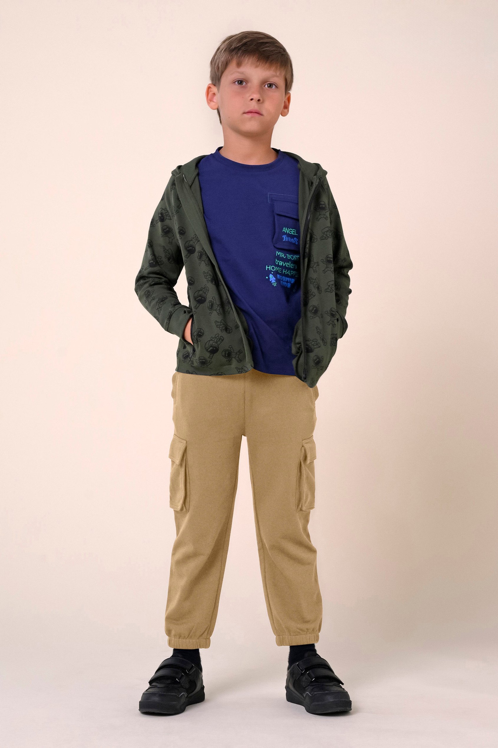Boys Jersey Cargo Jogger ( 6yrs-11yrs)