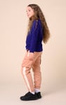 Embroidery Print Waffle Sweatshirt  (5yrs-11yrs)