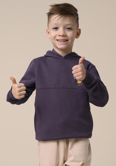 Boys  Embrodiery Print Hoodie  ( 6yrs-11yrs)