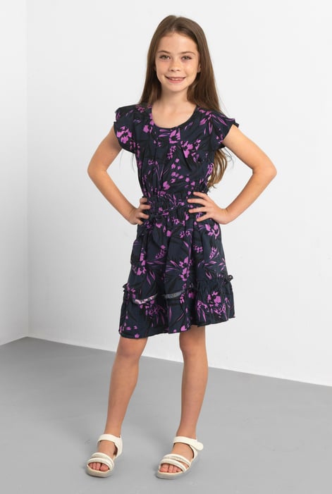 Green Garden Printed Smocked Waist Tops (2/3yrs-8/9yrs)