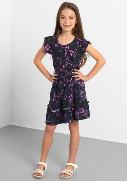 Garden Printed Smocked Waist Tops (2/3yrs-8/9yrs)